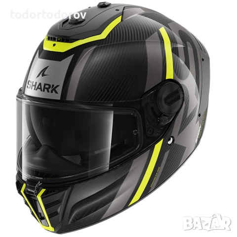 Мото Каска SHARK Spartan RS CARBON SHAWN Gloss Fluo/Gray,очила