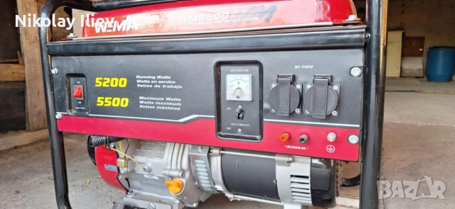 Генератор за ток 5,5 KW , бензинов , четиритактов WEIMA WM 5500, снимка 9 - Генератори - 52160568