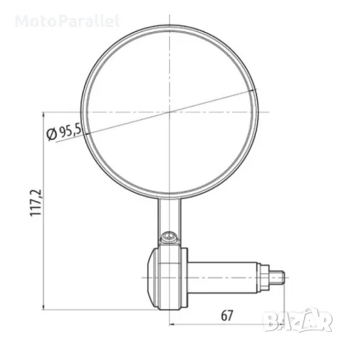 Мото огледала Oculus , снимка 3 - Аксесоари и консумативи - 47217589