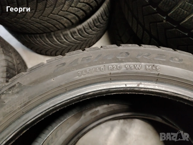 2бр.зимни гуми 245/40/20 Pirelli, снимка 3 - Гуми и джанти - 53219502