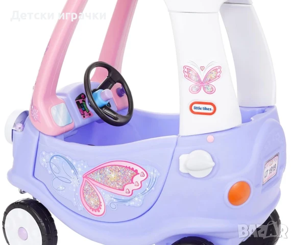 Кракомобил Фея Fairy Coupe, детска кола за бутане, Little Tikes , снимка 10 - Детски велосипеди, триколки и коли - 50991182