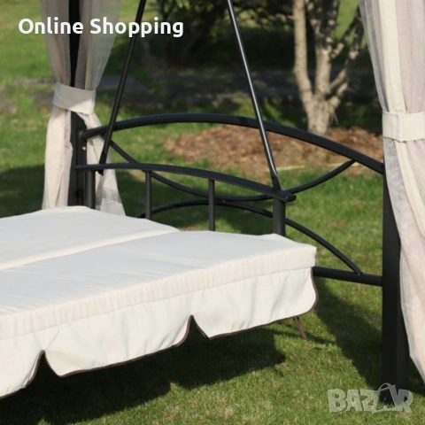 Луксозна градинска шатра с люлка и функция сън за пълен релакс, снимка 6 - Градински мебели, декорация  - 53327292