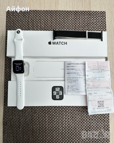 НОВ! /*ЛИЗИНГ*/ Apple Watch SE 2 (2nd Gen) Silver / Часовник