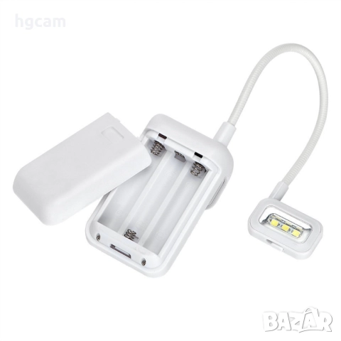 LED лампичка с гъвкаво рамо и защипване за електронни четци и книги GARV Pro Edition, снимка 8 - Друга електроника - 52367390