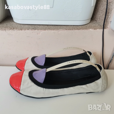 Балерини Bianco 39 н. велур,естествена кожа 