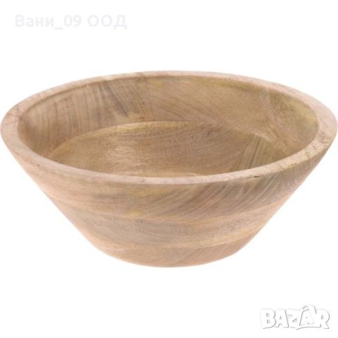 Дървена купа от мангово дърво, снимка 1 - Аксесоари за кухня - 46456484