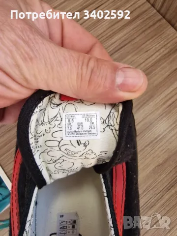 Лимитирани кецове Vans mickey mouse 43 номер, снимка 6 - Маратонки - 49821054