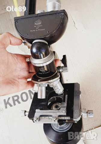 Бинокулярен микроскоп, снимка 3 - Други ценни предмети - 51981500