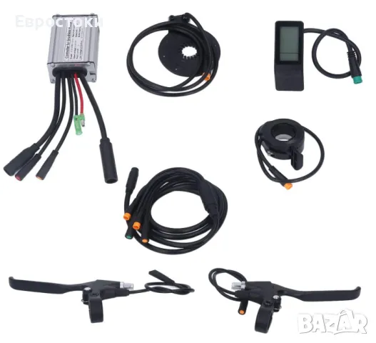 Комплект контролер за мотор Alomejor за електрически велосипед, за скорост 36V/48V 15A с комплект , снимка 1