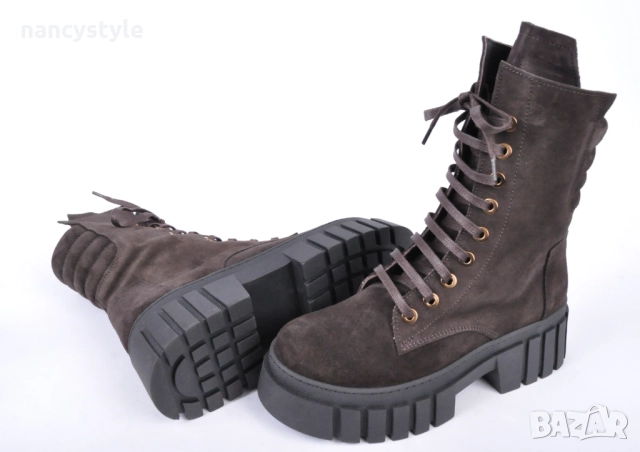 ЗИМА '25'26! Дамски боти велур, снимка 4 - Дамски боти - 52659913