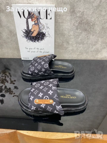 Louis Vuitton Дамски Чехли Луис Витон - 3 Налични Цвята Код E658, снимка 4 - Чехли - 51073463