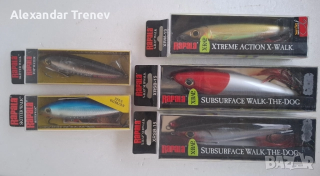 Повърхностни воблери Rapala,Salmo и др., снимка 3 - Такъми - 52098190