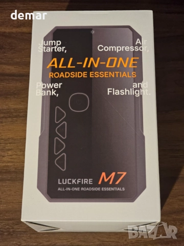 Luckfire M7 Смарт джъмп стартер и компресор, 12V, 8,5 л Б/6,5 л Д, снимка 9 - Аксесоари и консумативи - 51893507