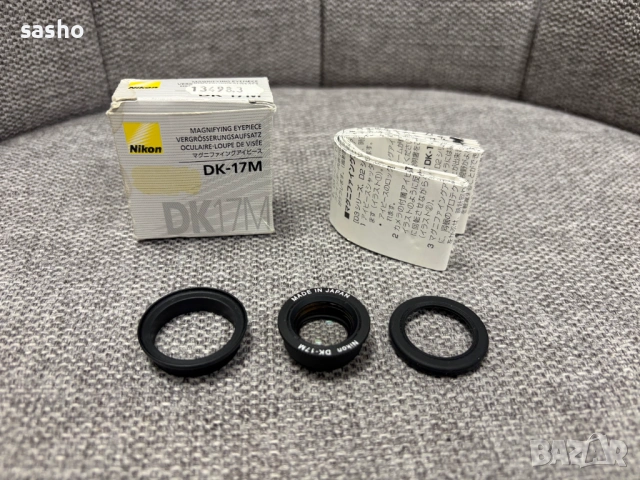 Увеличително стъкло за визьор Nikon DK-17M, снимка 3 - Фотоапарати - 54037704