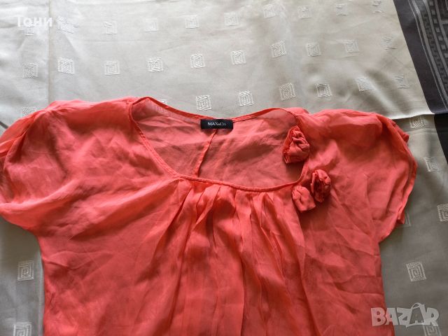 Елегантна блуза MAX&Co , снимка 5 - Корсети, бюстиета, топове - 46186155