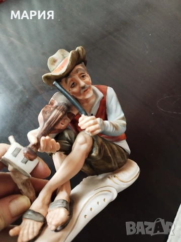 Capodimonte бисквитен порцелан, снимка 2 - Антикварни и старинни предмети - 53132648