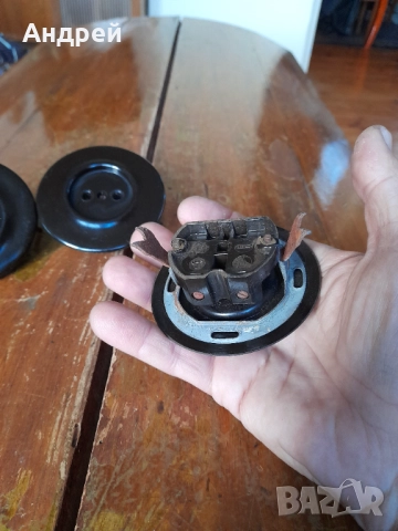 Стар електрически контакт,контакти #24, снимка 3 - Други ценни предмети - 52283832