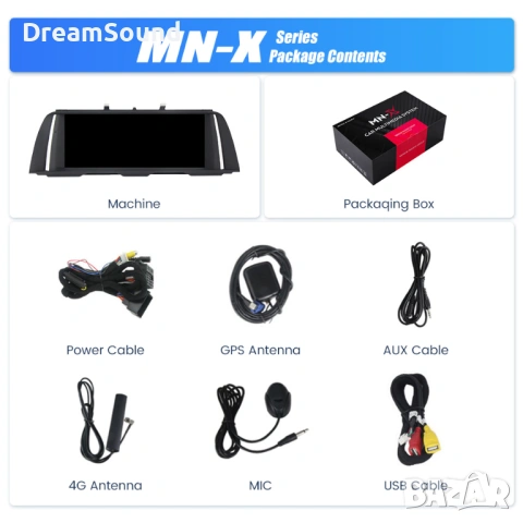 Android Мултимедия 10.25" за BMW F10 / F11 | CarPlay, Android Auto, снимка 4 - Аксесоари и консумативи - 53601648