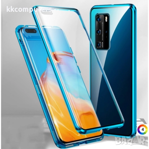 Huawei P40 Pro View Window/ Magnetic Metal Frame Калъф и Протектор, снимка 7 - Калъфи, кейсове - 51860671