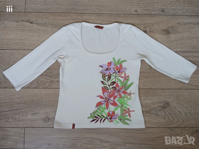 Блуза от памучно трико, размер M/L