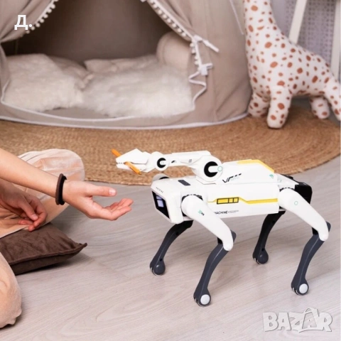 Интелигентен робот куче с клипс (щипка), Дистанционно Управление, Гласови Команди, Програмируемо, снимка 3 - Електрически играчки - 52525719
