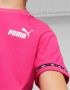 Детска тениска PUMA Power Tape Relaxed Fit Tee Pink, снимка 3