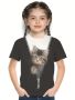 Дамски и детски 3Де тениски, различни размери.  Цена с мече 15лв, цена с коте 18лв., снимка 5
