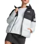 Дамско зимно яке PUMA Power Hooded Down Puffer Jacket White/Black, снимка 1