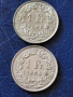 Сребърни монети, Конфедерация Швейцария 1 франк 1963 и1964 год., снимка 2