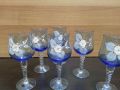 Ретро стъклени чаши Бохемия , снимка 6