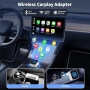 Нов Безжичен CarPlay адаптер за iPhone Android Auto USB-C кола автомобил, снимка 4
