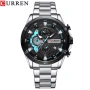 CURREN 8402 – BLUE SILVER — Мъжки спортно-елегантен часовник, снимка 1