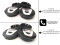 Капачки за джанти за Volkswagen Audi Bmw Mercedes Subaru Kia Volvo Oz Dacia Ford Seat Skoda Citroen , снимка 4