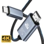 Кабел Type C към HDMI Digital One SP01145, Преходник TypeC to HDMI, 4K, 30Hz, 2m, снимка 1
