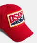 НОВА Dsquared2 DSQ2 1964 Червена Шапка с козирка ОРИГИНАЛ Рядка с етикети, снимка 2