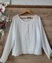 Нова бяла блуза дантела VILA , снимка 1 - Блузи с дълъг ръкав и пуловери - 45404465
