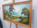 Големи маслени пейзажи (90x50 см) – Старинно излъчване!, снимка 11