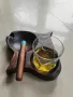 Арт пепелник за пури с място за чаша, снимка 3