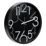 Стенен часовник Liberta, Матов, Черен, 30 см, снимка 2