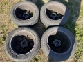 4 бр. лети джантис летни гуми свалени от bmw e91, снимка 2
