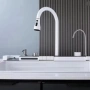 Умна кухненска мивка с изтеглящ се кран – LED дисплей, и пълен комплект за модерна кухня, снимка 4