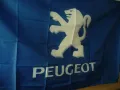 Peugeot знаме флаг Пежо рекламно коли реклама емблема лъв дизел, снимка 2