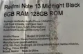 Redmi Note 13, 6GB RAM, 128GB, (Midnight Black), снимка 3