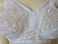 Naturana Бял Дантелен Сутиен без Банел 85C, снимка 3