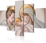Модерна Картина от 5 части VOGUE “The Kiss” – Дърво, Керамичен Ефект, 66 x 115 см, за Спалня, Хол!, снимка 1