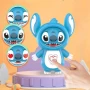 Стич Stitch с променящо се лице форма пластмасова играчка фигурка, снимка 1