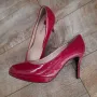 н.39,5/uk6 1/2 Högl women´s elegant pumps with leather sole - red, снимка 17