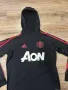 2017-18 Manchester United adidas 1/4 Zip hoody мъжки суичър S, снимка 3