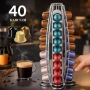 Въртящ се диспенсър за кафе Cheffinger, за капсули Nespresso – капацитет 40 капсули, компактен , снимка 2