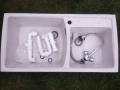 Кухненска мивка с две корита , снимка 1